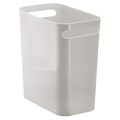 InterDesign Wastebasket Trash Can for Bathroom, Office, Kitchen - 12
