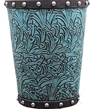 Colors of Rainbow TURQUOISE FLOWERS BASKET/planter