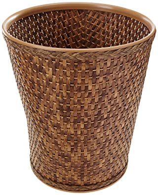 Lamont Home Carter Round Wastebasket, Cappuccino