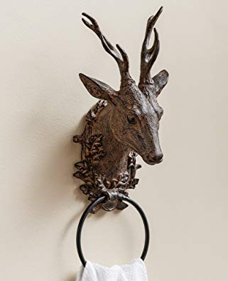 Stag Mount Towel Ring